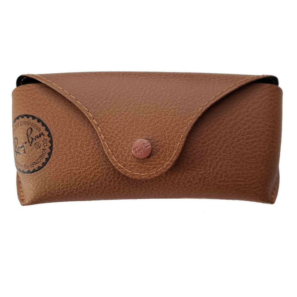 Ray Ban Sunglasses Case Tan Black
